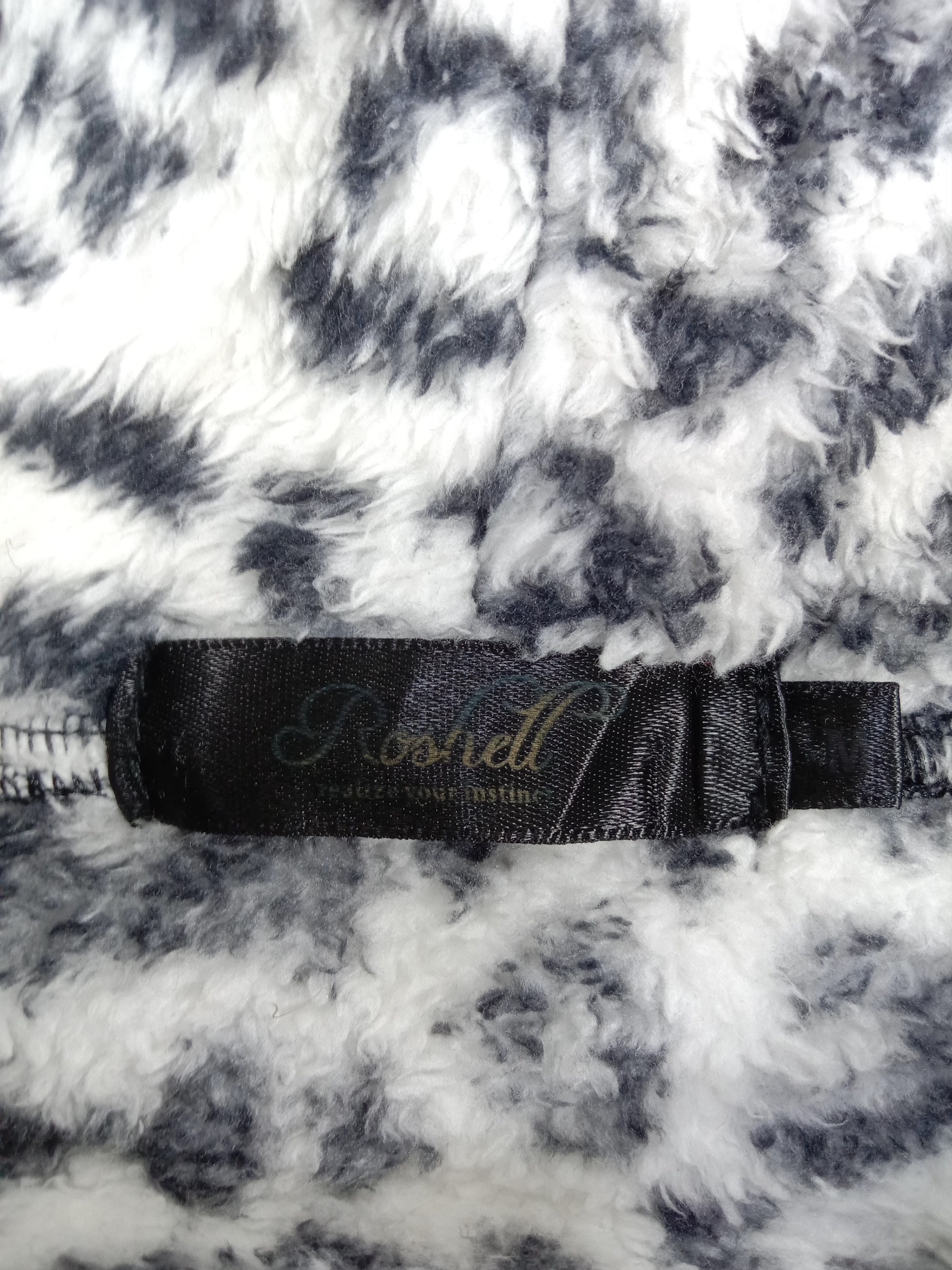 Japanese Brand Vintage Roshell Zipper Hoodie Fleece Sweatshirt Size M / US 6-8 / IT 42-44 - 7 Thumbnail
