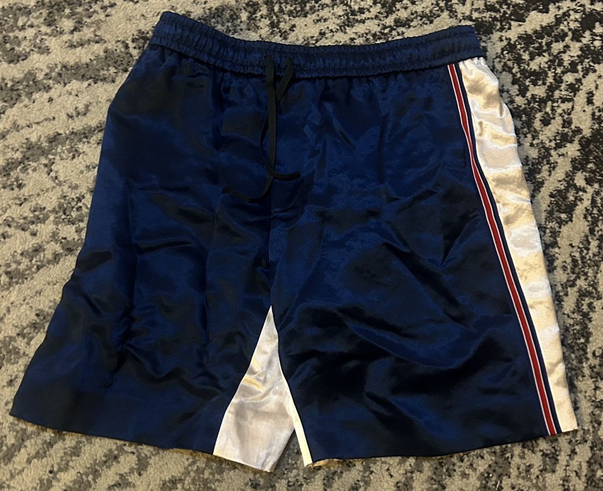 Gucci Gucci Japanese Acetate W/EMB Tide/Mix Boxing Shorts size 48 Size US 34 / EU 50 - 9 Thumbnail