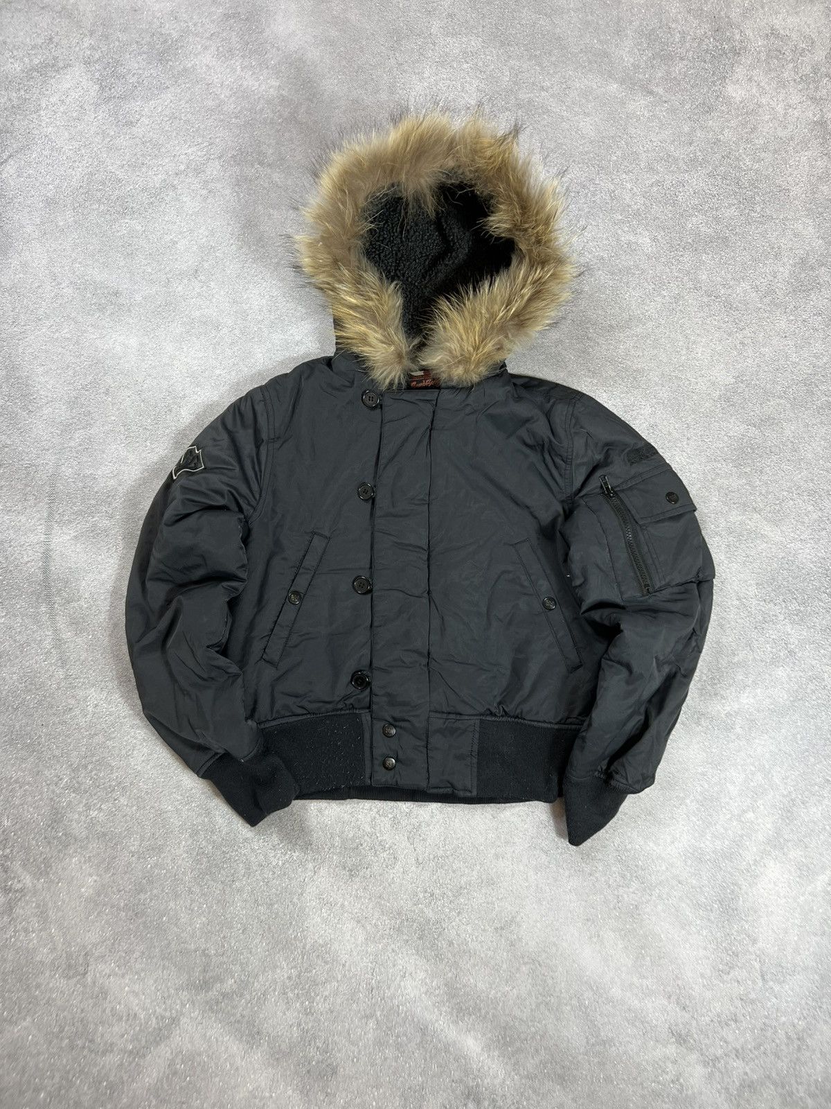 Hysteric Glamour VTG Avant Garde If Six Was Nine Style Fur Bomber Jacket Size US S / EU 44-46 / 1 - 4 Thumbnail