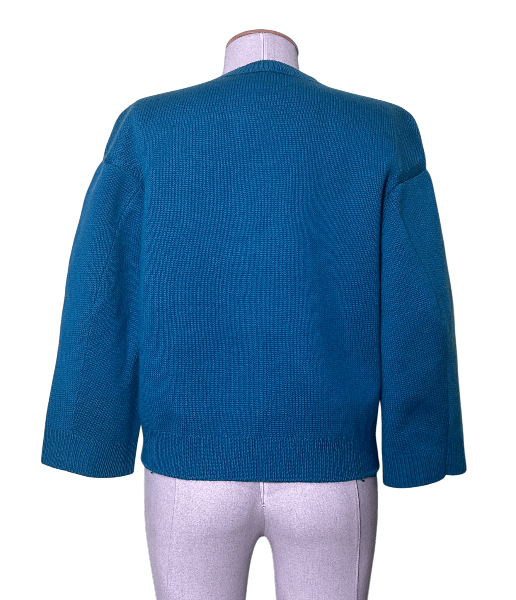 Miu Miu Turquise wool jumper Size S / US 4 / IT 40 - 4 Thumbnail