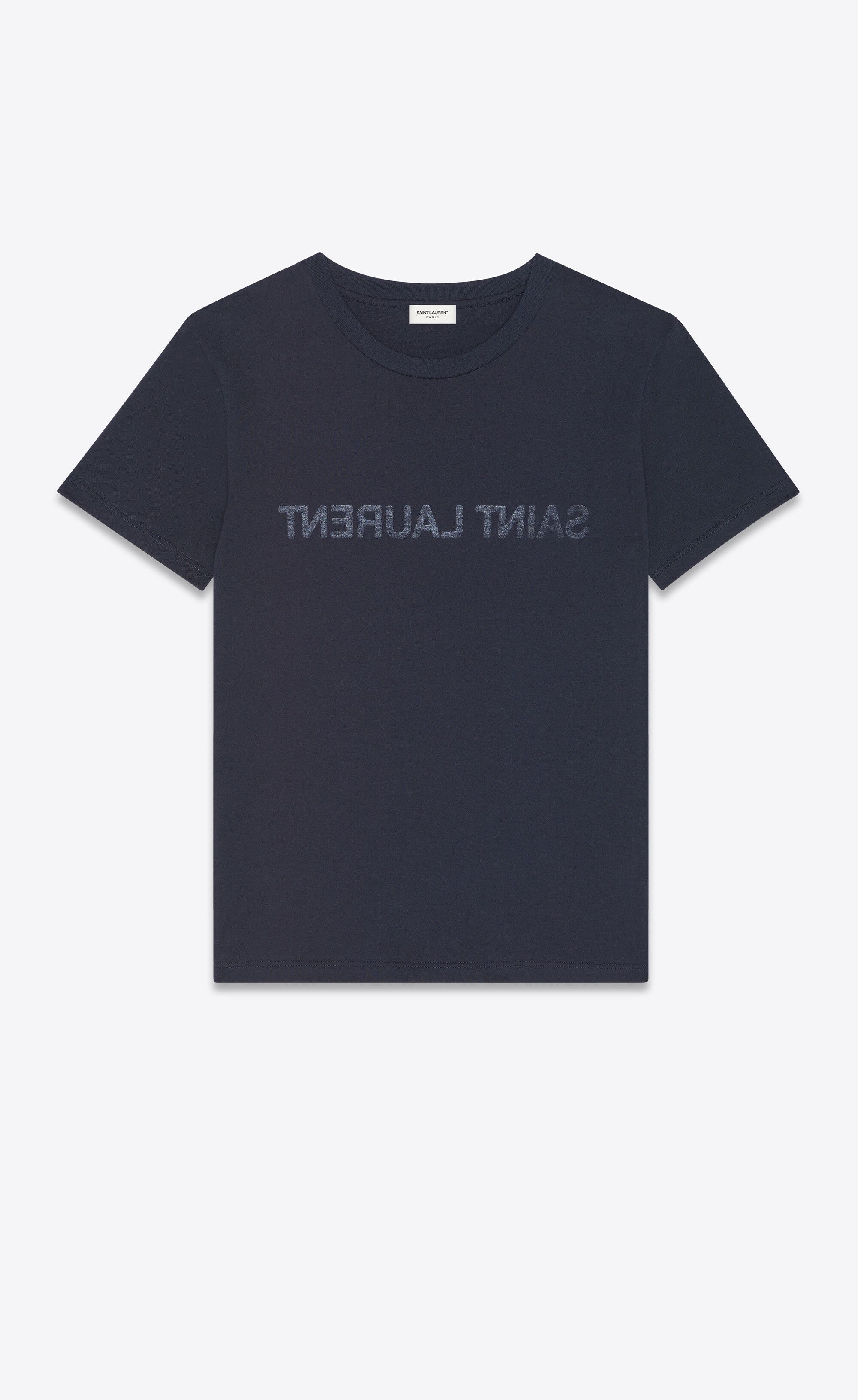 o1tr1nto0325 665234 Reverse Logo T-Shirt in Navy