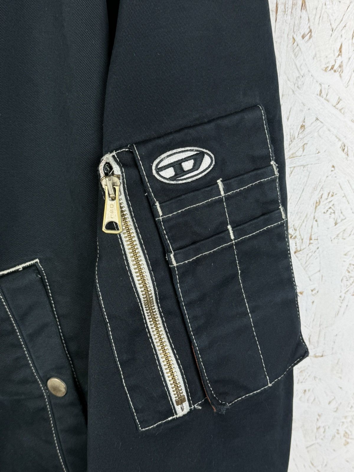 Diesel Diesel A03550 J Blake One Bomber Jacket In Black Size L Size US L / EU 52-54 / 3 - 3 Thumbnail