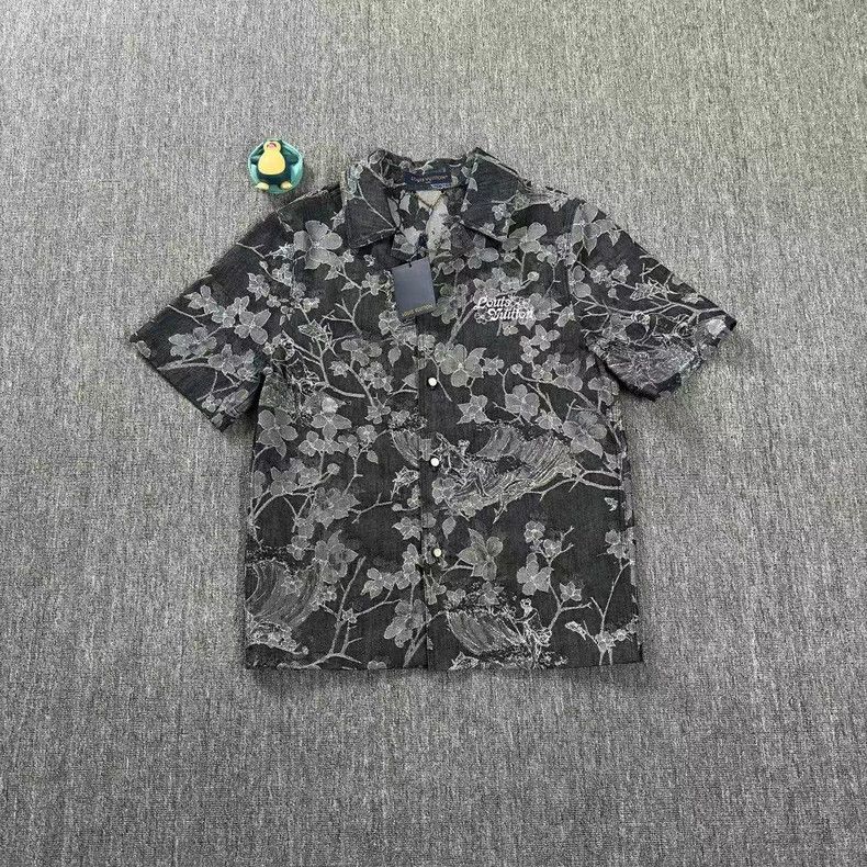 Louis Vuitton LOUIS VUITTON Plant printed short-sleeved shirt 2501-Nextar Size US XS / EU 42 / 0 - 1 Thumbnail
