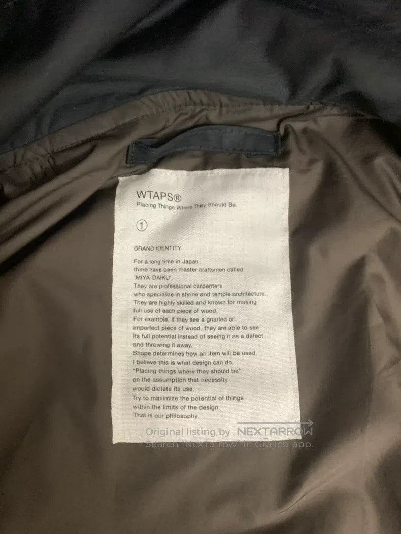 Wtaps Wtaps Black trench coat Size US M / EU 48-50 / 2 - 6 Thumbnail