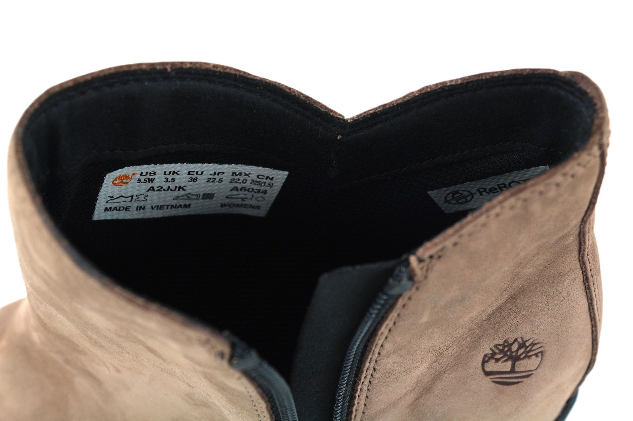 Timberland A2JJK-A6034 EU36/37 Brown Leather Ankle Heels Shoes 80862 Size US 5 / IT 35 - 11 Thumbnail