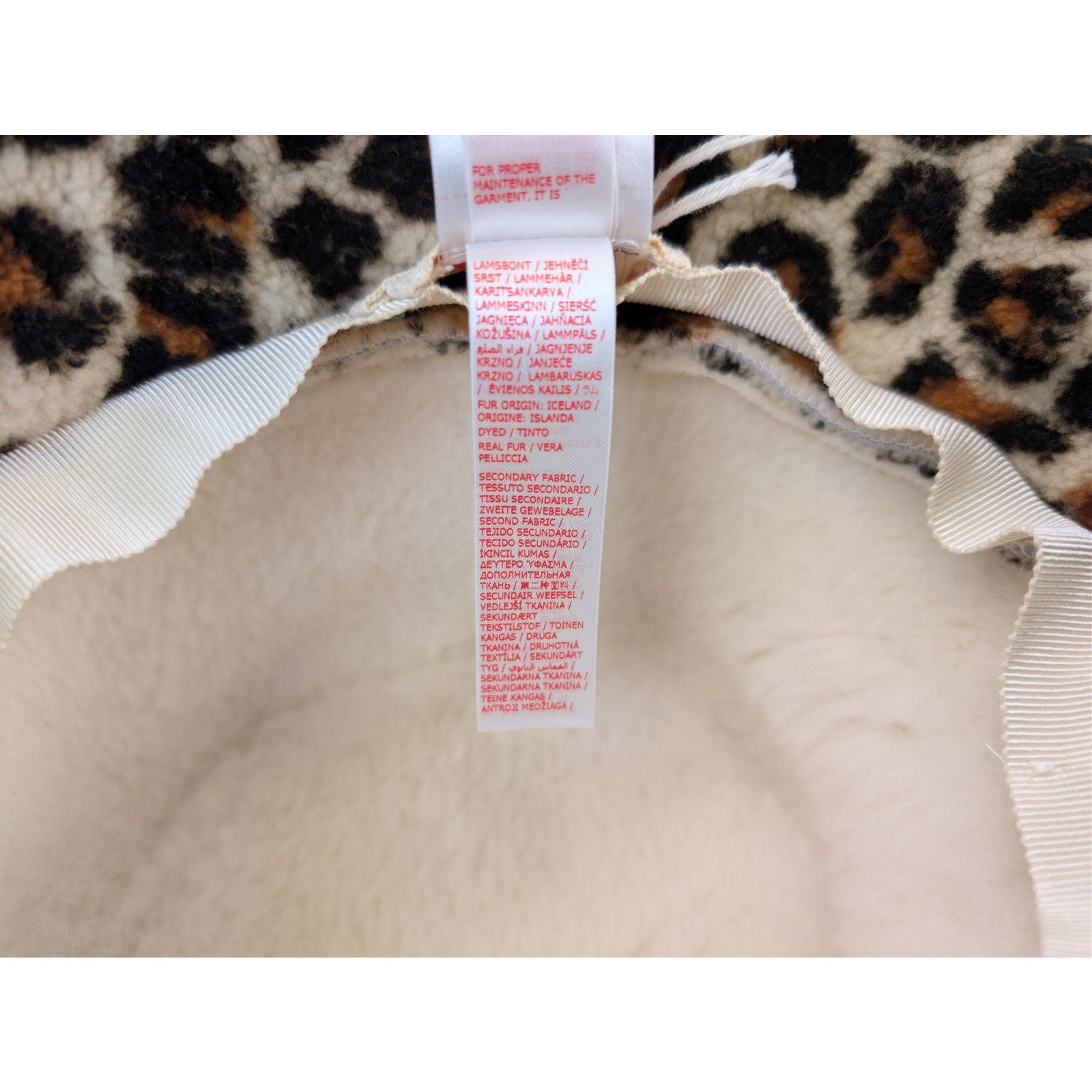 Marni o1rshd1 Size: L / Shearling Leopard Print Bucket Cap / Hat Size ONE SIZE - 20 Thumbnail