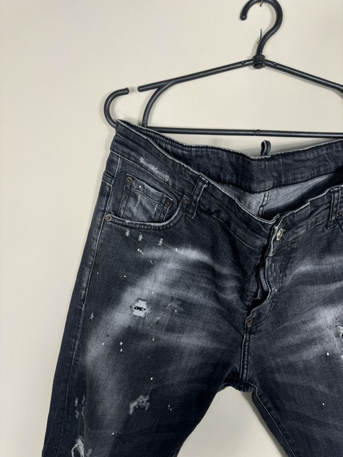 Dsquared2 Dsquared2 Black Denim Jeans Size US 36 / EU 52 - 4 Thumbnail