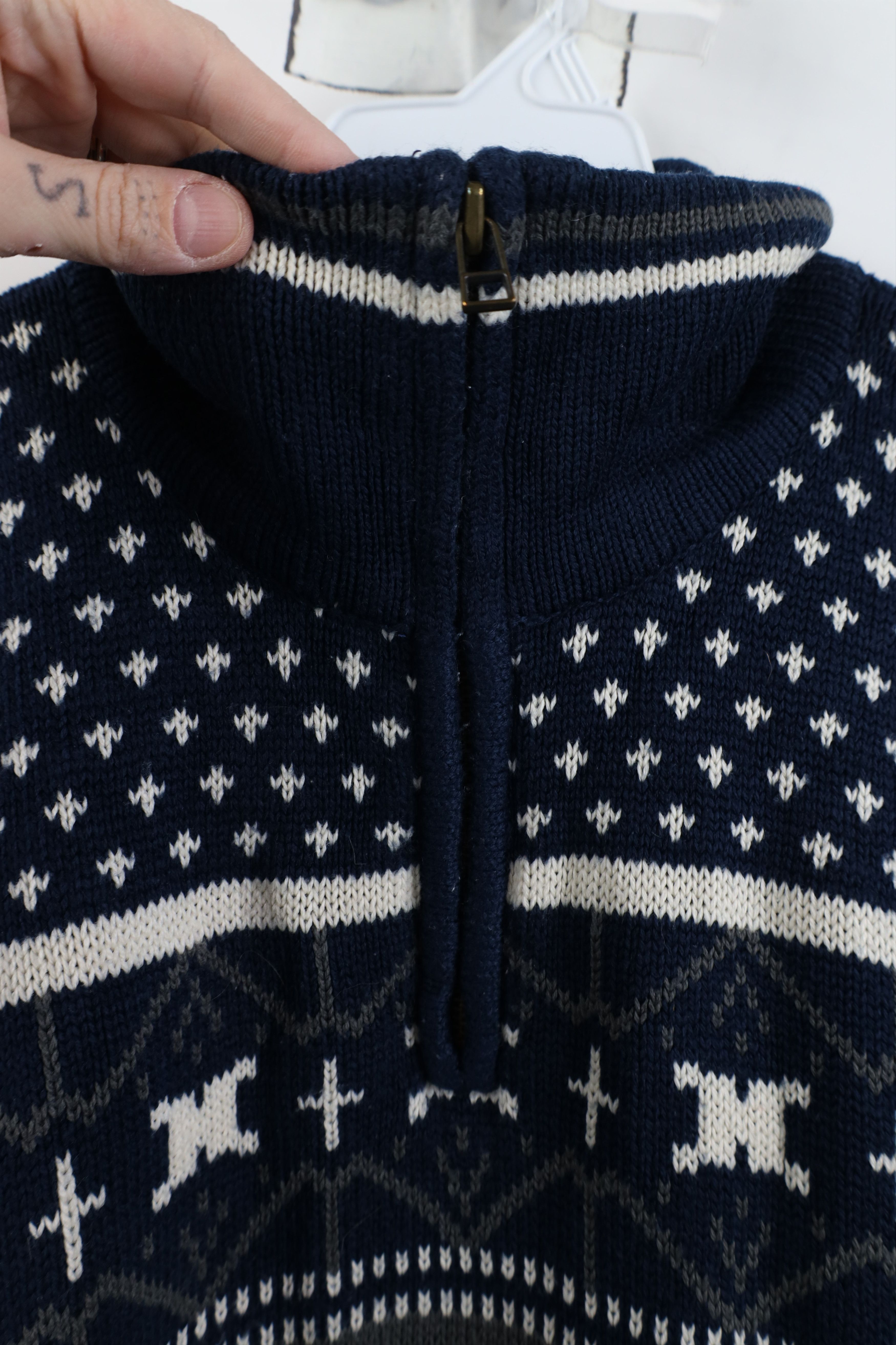 Columbia Vintage 90s Columbia Knit Half Zip Pullover Sweater Acrylic Size US XL / EU 56 / 4 - 9 Thumbnail