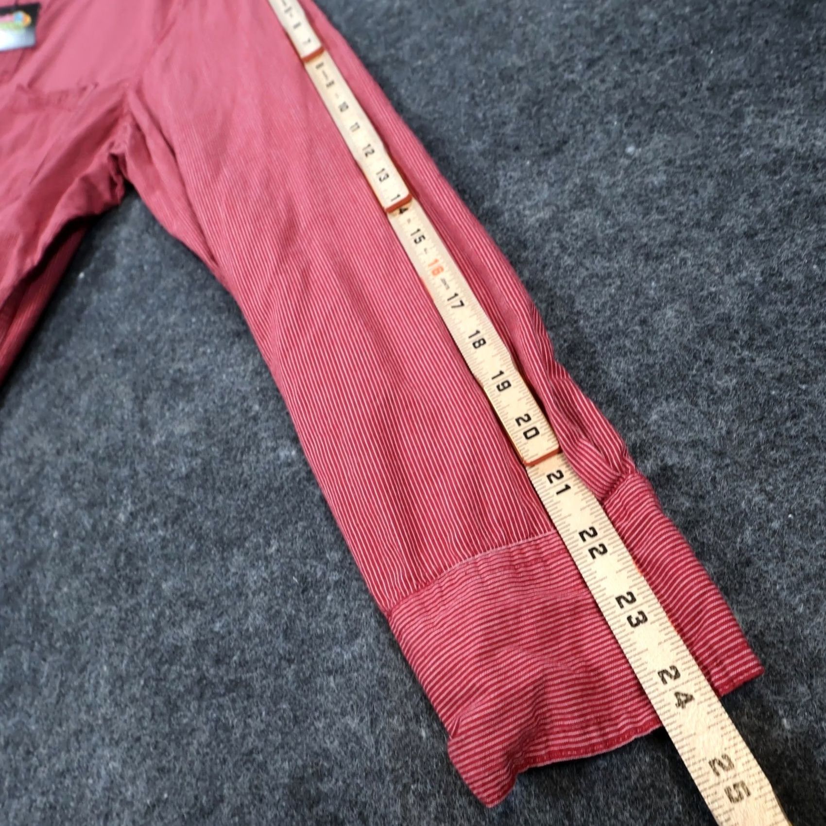 Vintage Sonoma Shirt Mens Large Red Casual Striped Poplin Cotton Button Down Excellent Size US L / EU 52-54 / 3 - 4 Thumbnail