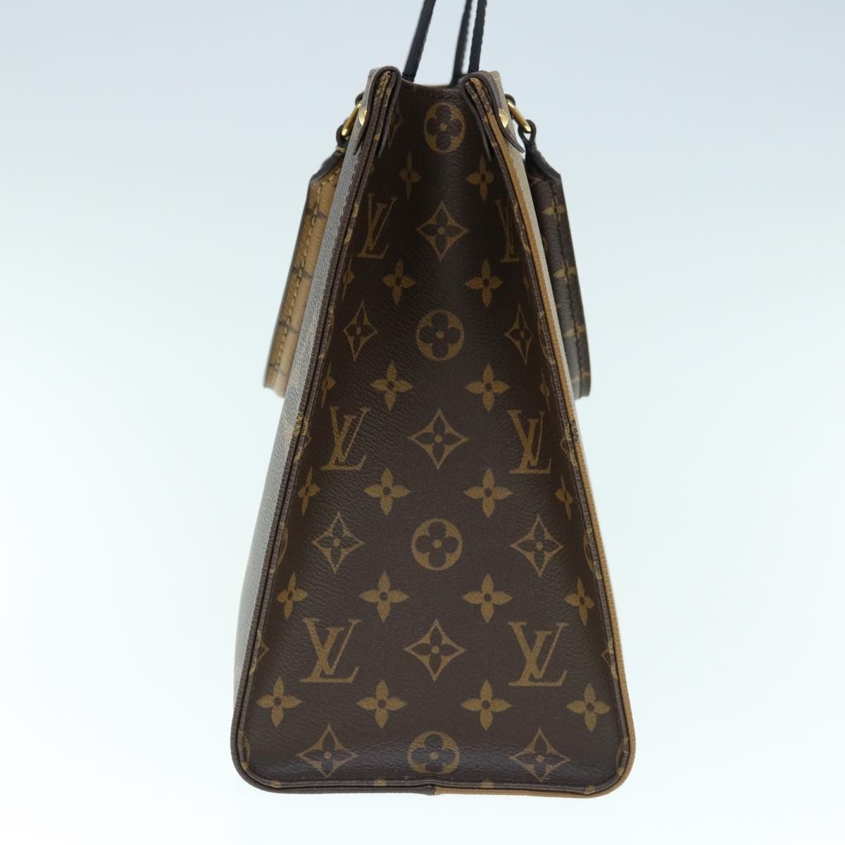 Louis Vuitton LOUIS VUITTON Monogram Reverse Giant On The Go MM Tote Bag Size ONE SIZE - 3 Thumbnail