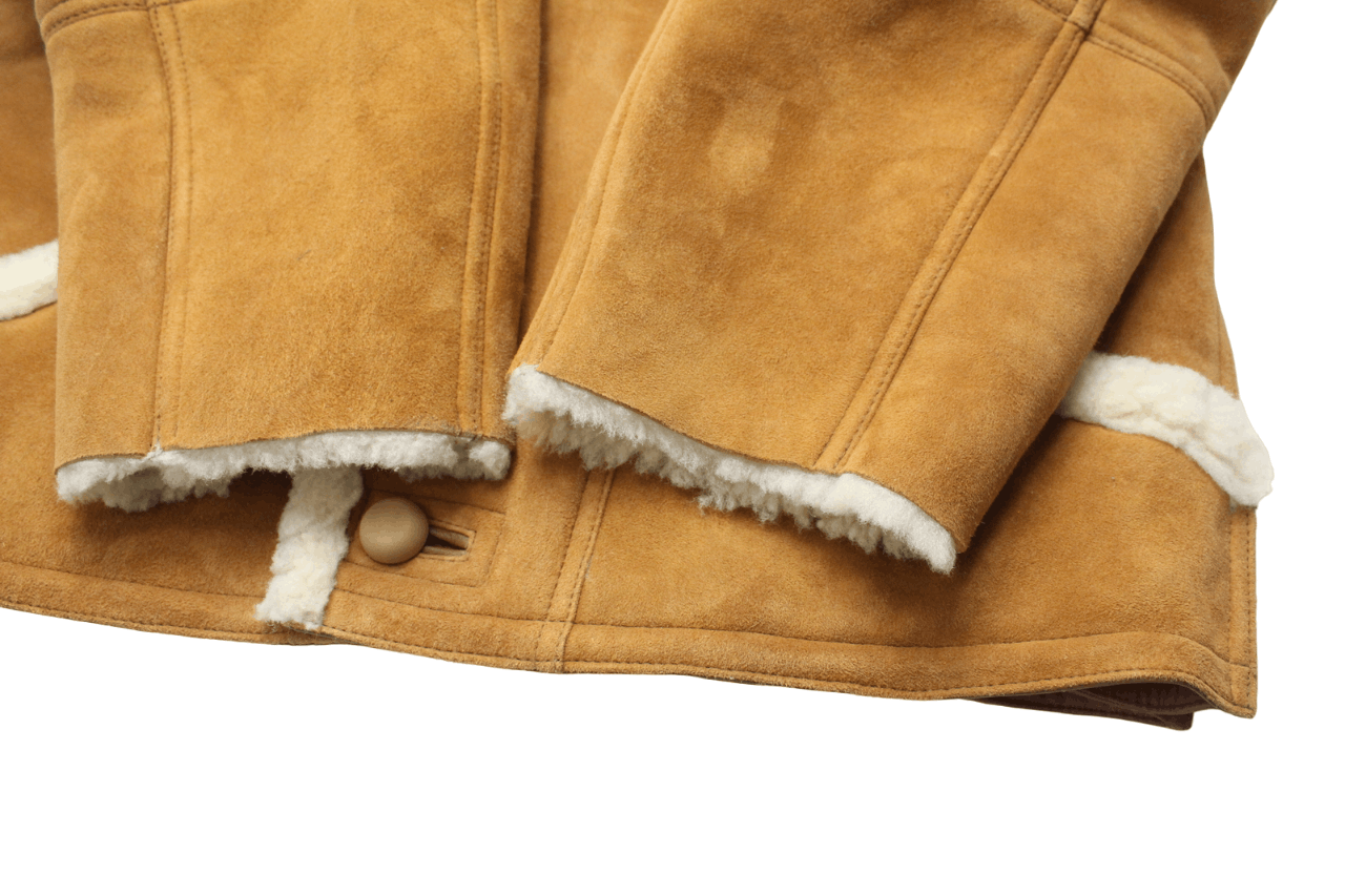 Sandro SANDRO Royal Jacket Women's MEDIUM Shearling Button Up Size M / US 6-8 / IT 42-44 - 7 Thumbnail