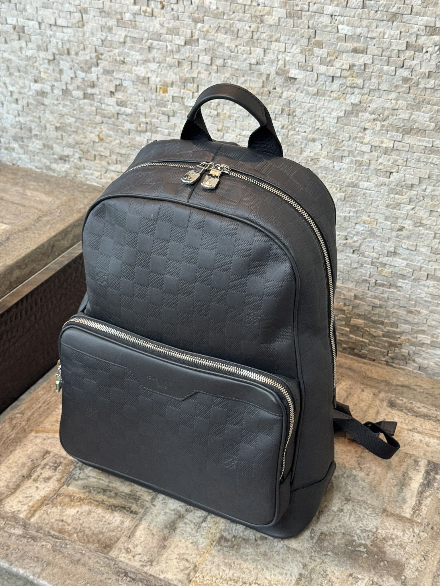 LOUIS VUITTON CAMPUS Backpack Damier Infini Onyx N40306