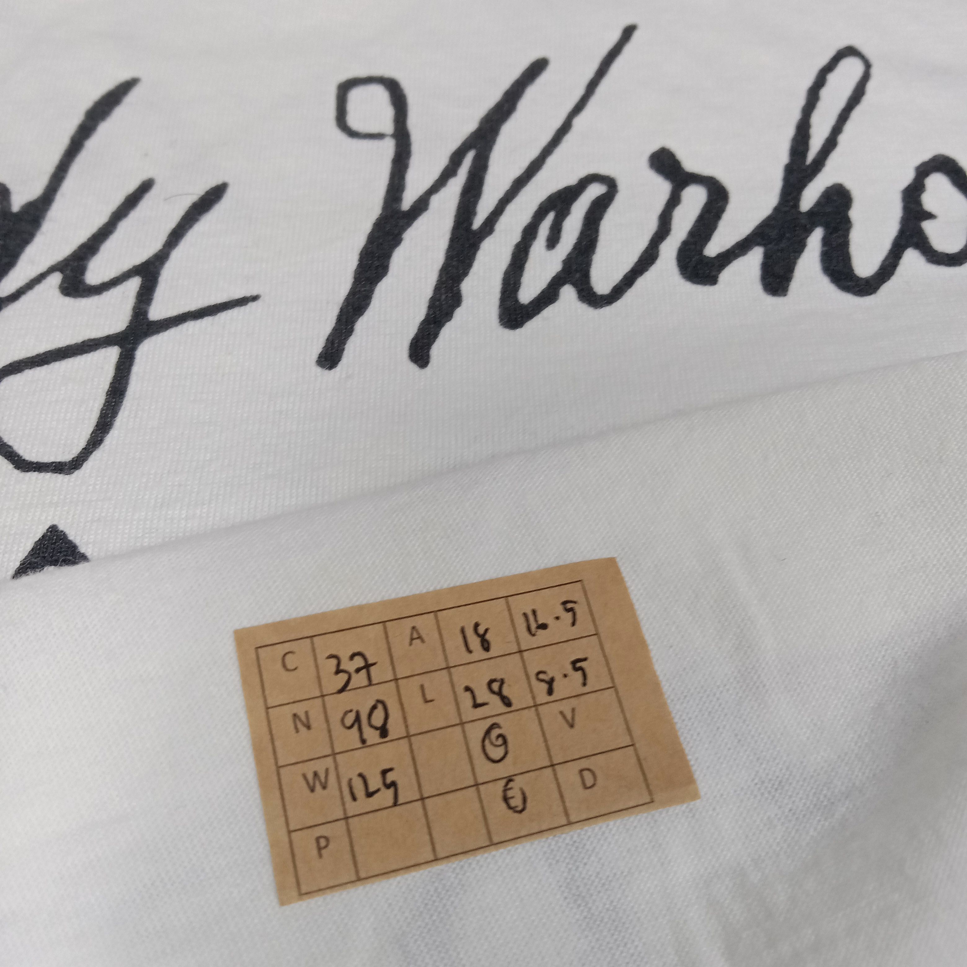 Andy Warhol × Hysteric Glamour × Vintage Ardy Warhol by Hysteric Glamour Japan Brand Tshirt Size S / US 4 / IT 40 - 9 Thumbnail