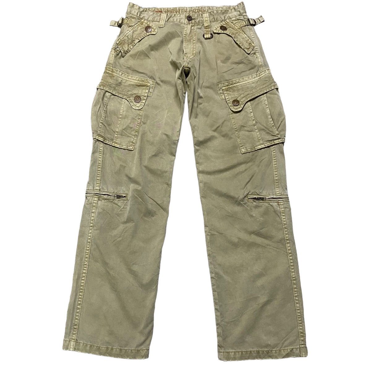 Japanese Brand TWENTY WORKS Multi Pocket Cargo Pants Size US 30 / EU 46 - 1 Thumbnail