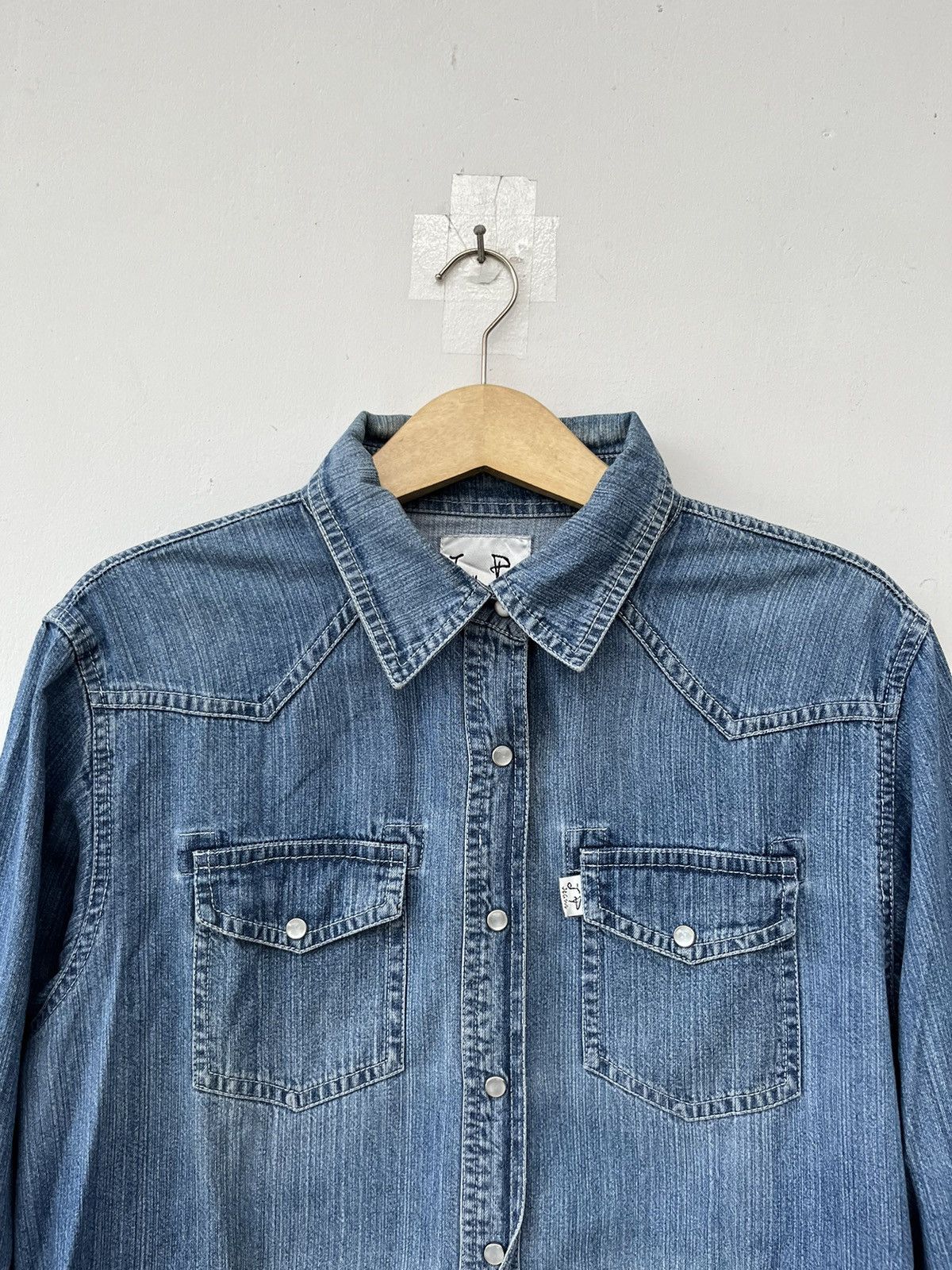 Jean Paul Gaultier Vintage JPG Cowboy Denim Shirt Size US XXL / EU 58 / 5 - 2 Thumbnail