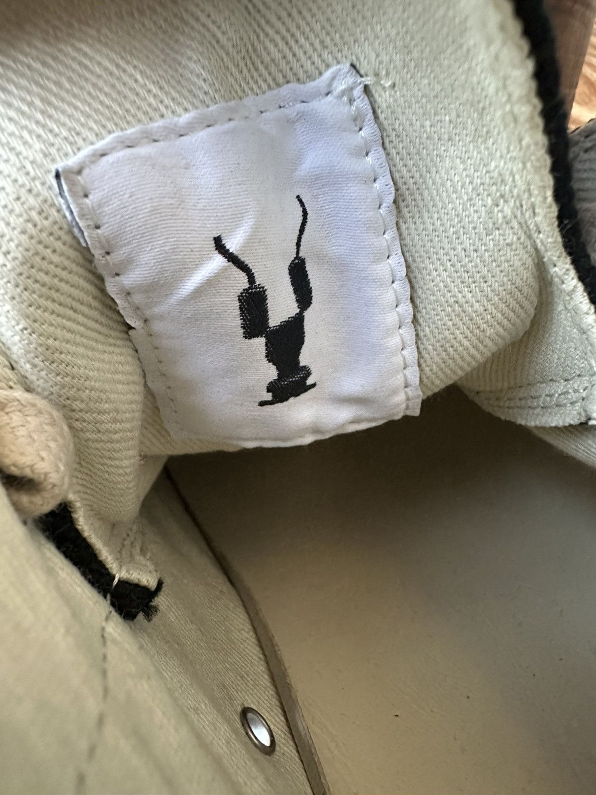Rick Owens Drkshdw Rick Owens Hustler Wrapped Ramones Black Milk Lowtops Size US 8.5 / EU 41-42 - 16 Thumbnail