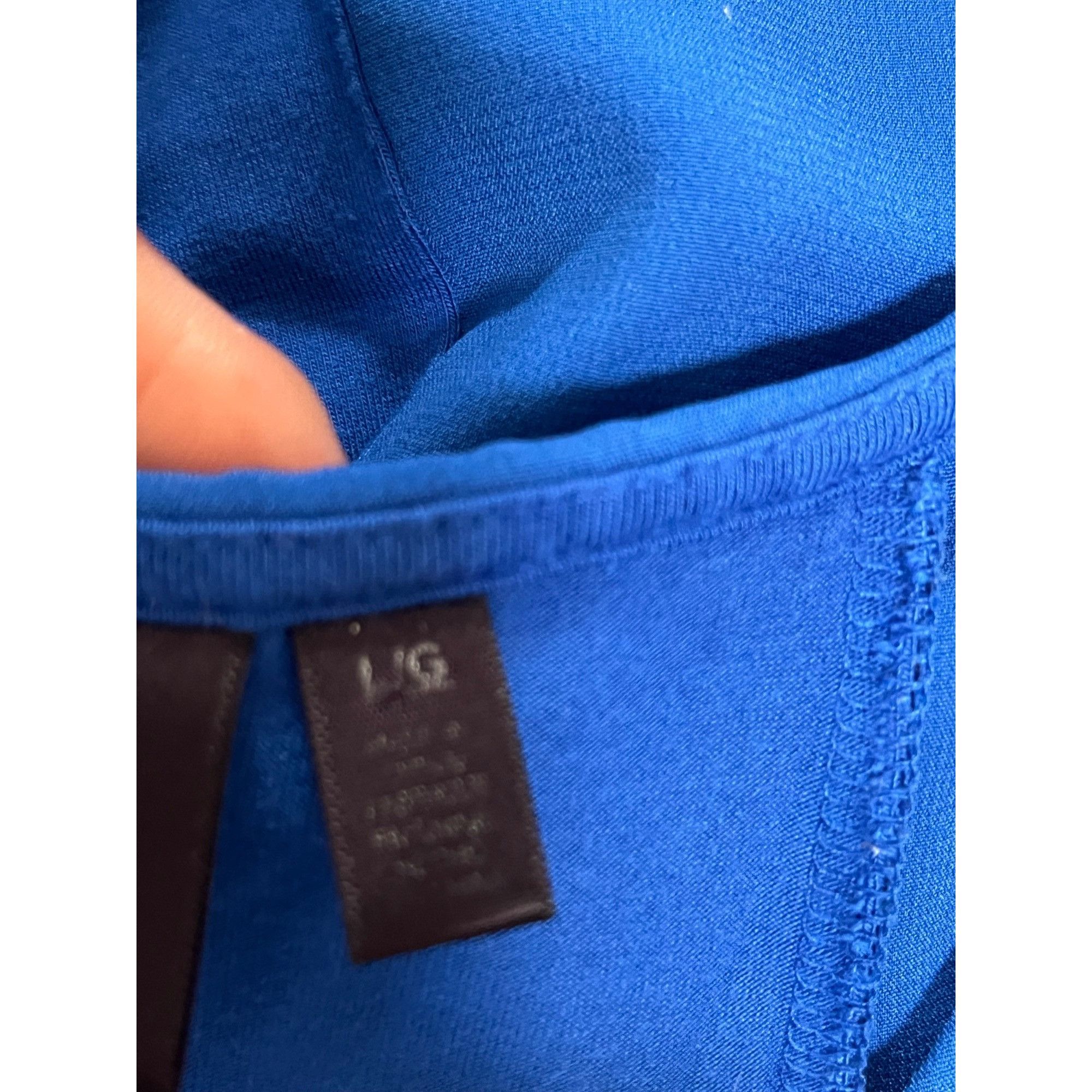 Other Rafaella Womens Royal Blue Asymmetrical Layered Tunic Top Lg Size L / US 10 / IT 46 - 4 Thumbnail