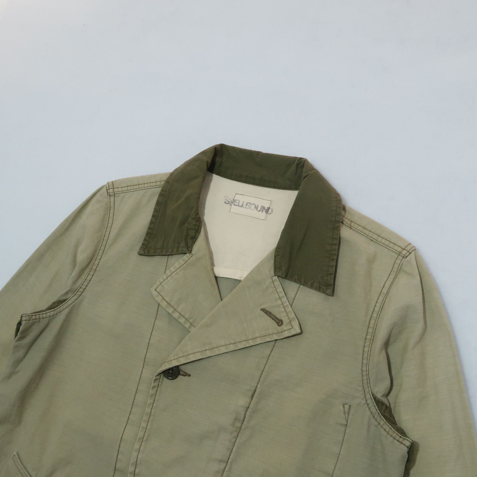 Junya Watanabe 90s Spellbound Asymmetric Patchwork Jacket Junya Watanabe Size US M / EU 48-50 / 2 - 3 Thumbnail