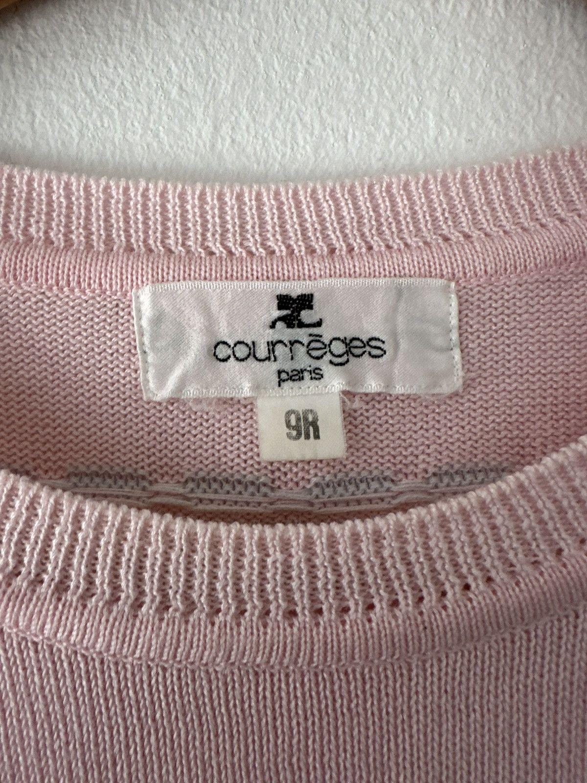Courreges Courreges Love Caterpillar Knit Short Sleeve Size M / US 6-8 / IT 42-44 - 4 Thumbnail