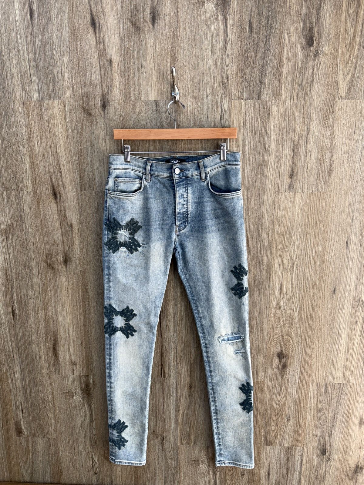 Amiri Amiri Blue denim Jeans Size US 32 / EU 48 - 1 Thumbnail