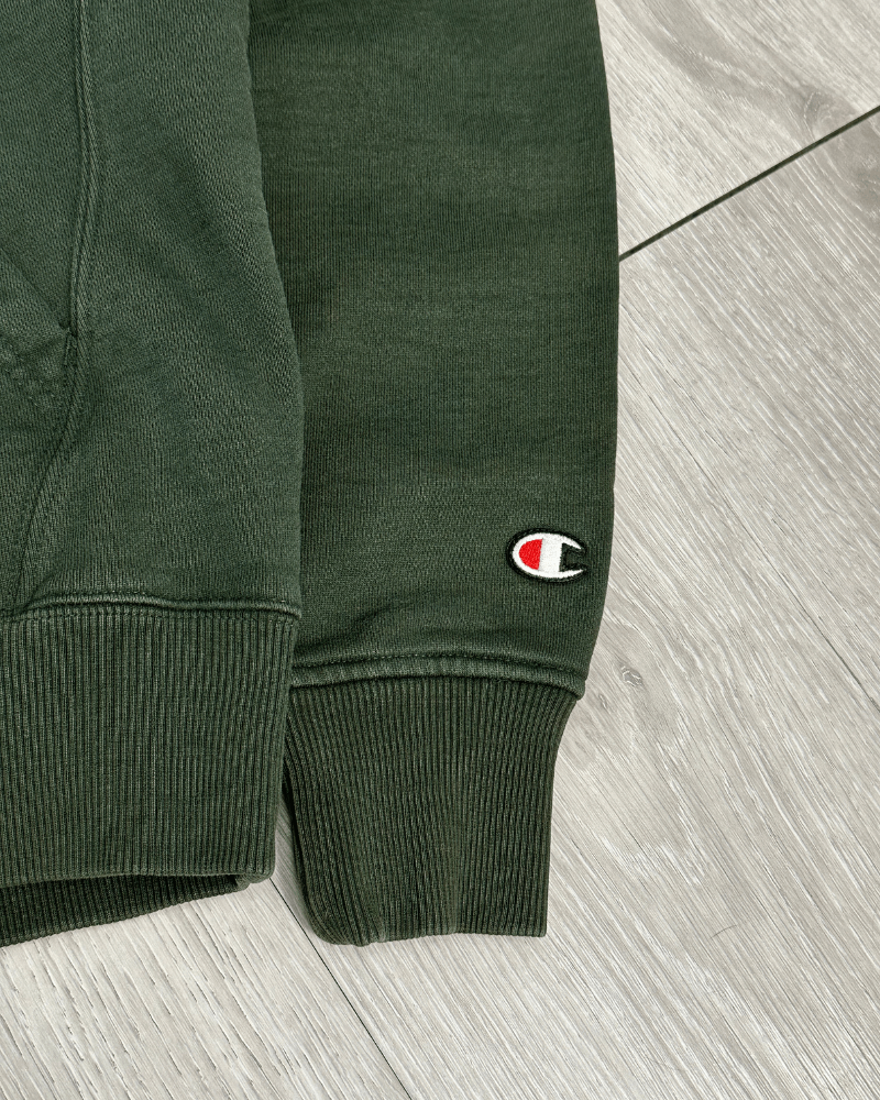 Champion × Vintage Champion Hoodie Sweatshirt Green/Gold - Size Small Size US S / EU 44-46 / 1 - 7 Thumbnail