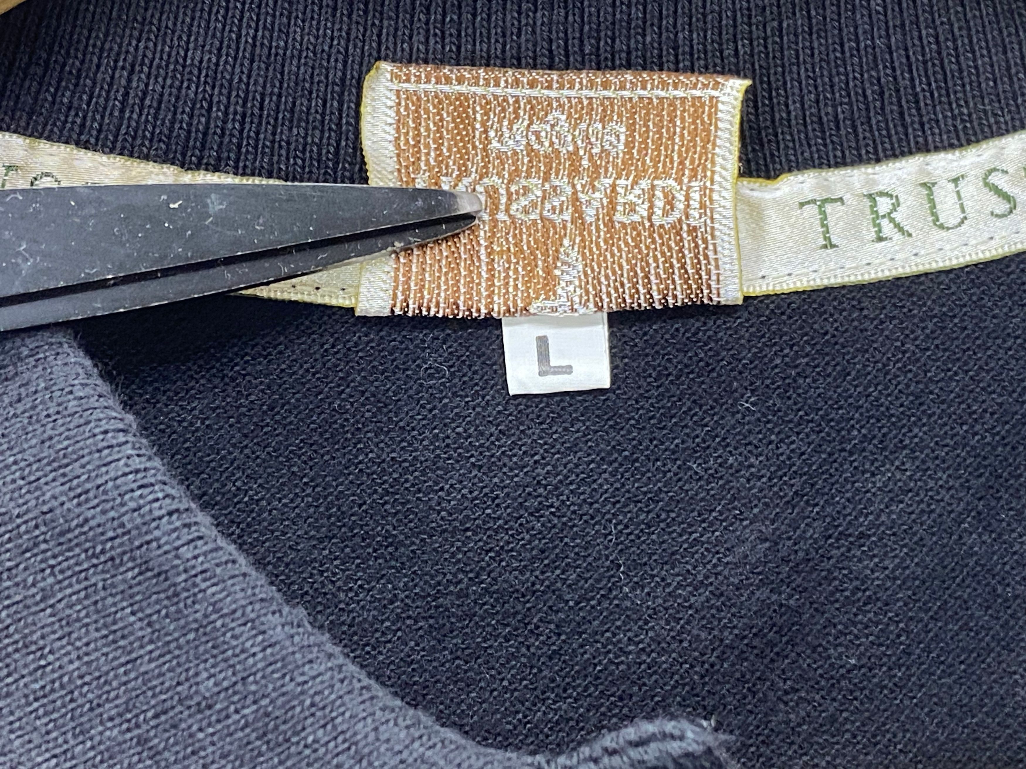 Vintage Trussardi Polo Shirt Designer T-shirt Size US S / EU 44-46 / 1 - 9 Thumbnail