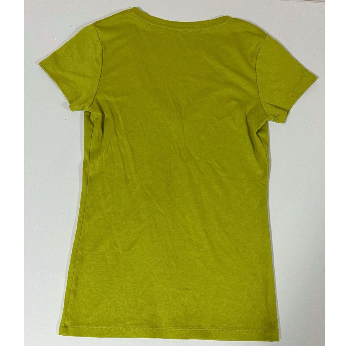 Banana Republic Lime Green V-Neck Short Sleeve Tee Shirt Top Blouse Size S ✨ Size S / US 4 / IT 40 - 5 Thumbnail