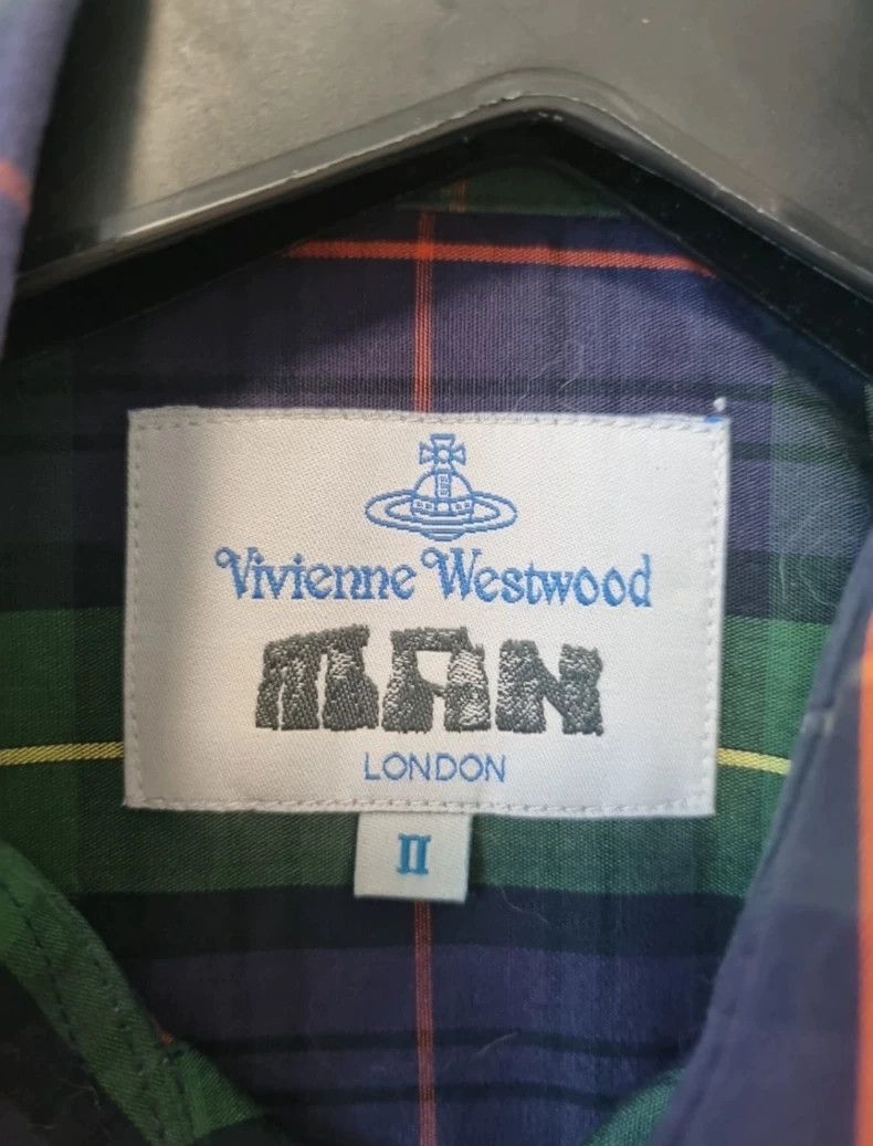 Vivienne Westwood Vivienne Westwood Green and purple plaid ORB embroidered s Size M / US 6-8 / IT 42-44 - 6 Thumbnail
