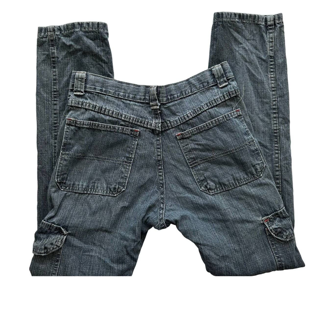 Wrangler X Hot Wheels Women's Wide Leg Cargo Jeans Size W32