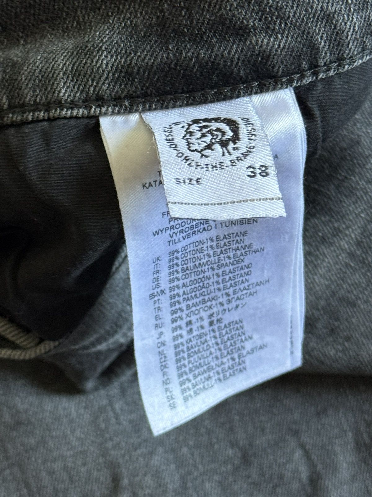 Diesel Diesel 38/32 D-Luster slim denim pants jeans trousers 👖 y2k Size US 38 / EU 54 - 11 Thumbnail