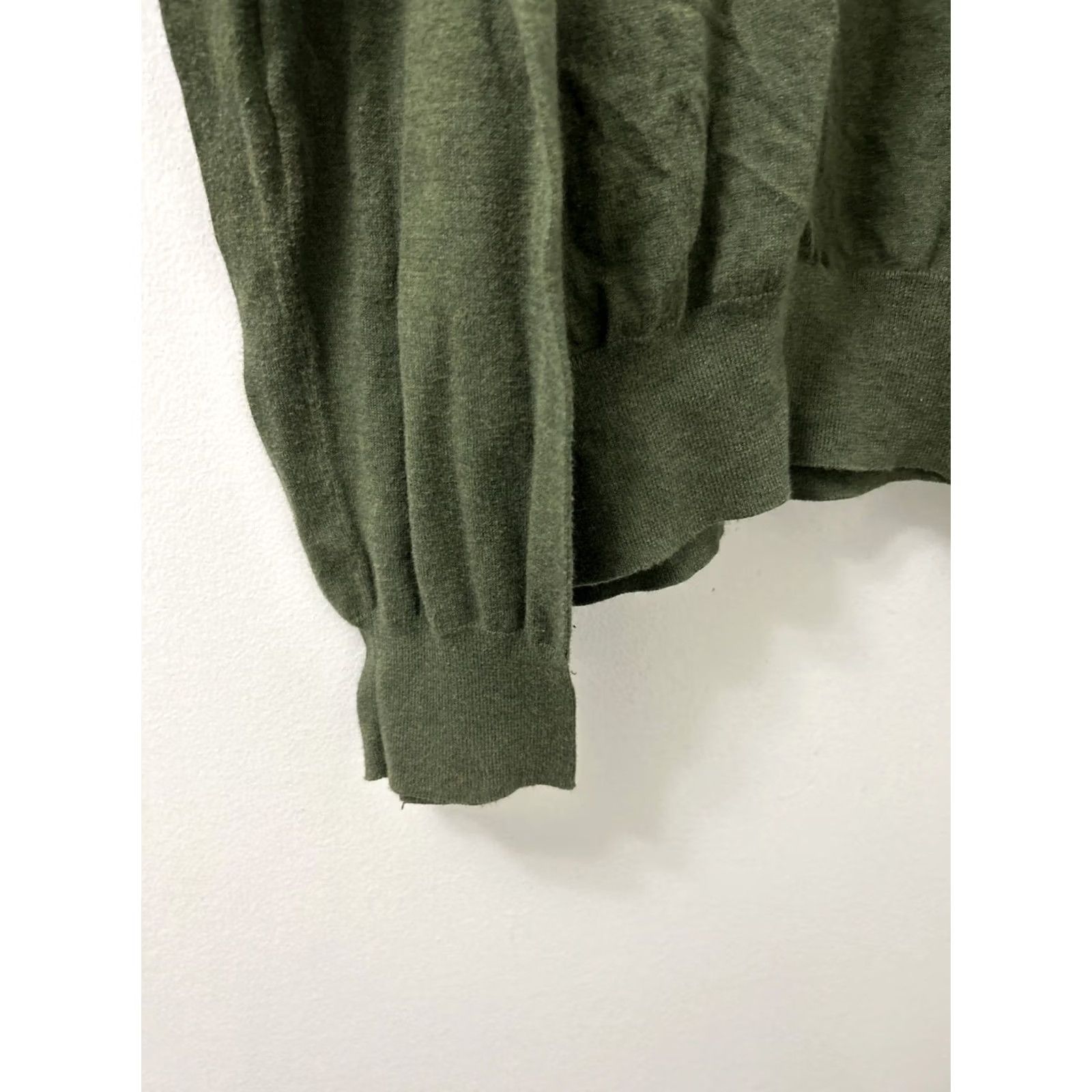 Polo Ralph Lauren Polo Ralph Lauren Sweater Mens 2XL Green 100% Pima Cotton V-Neck Pullover Size US XXL / EU 58 / 5 - 6 Thumbnail