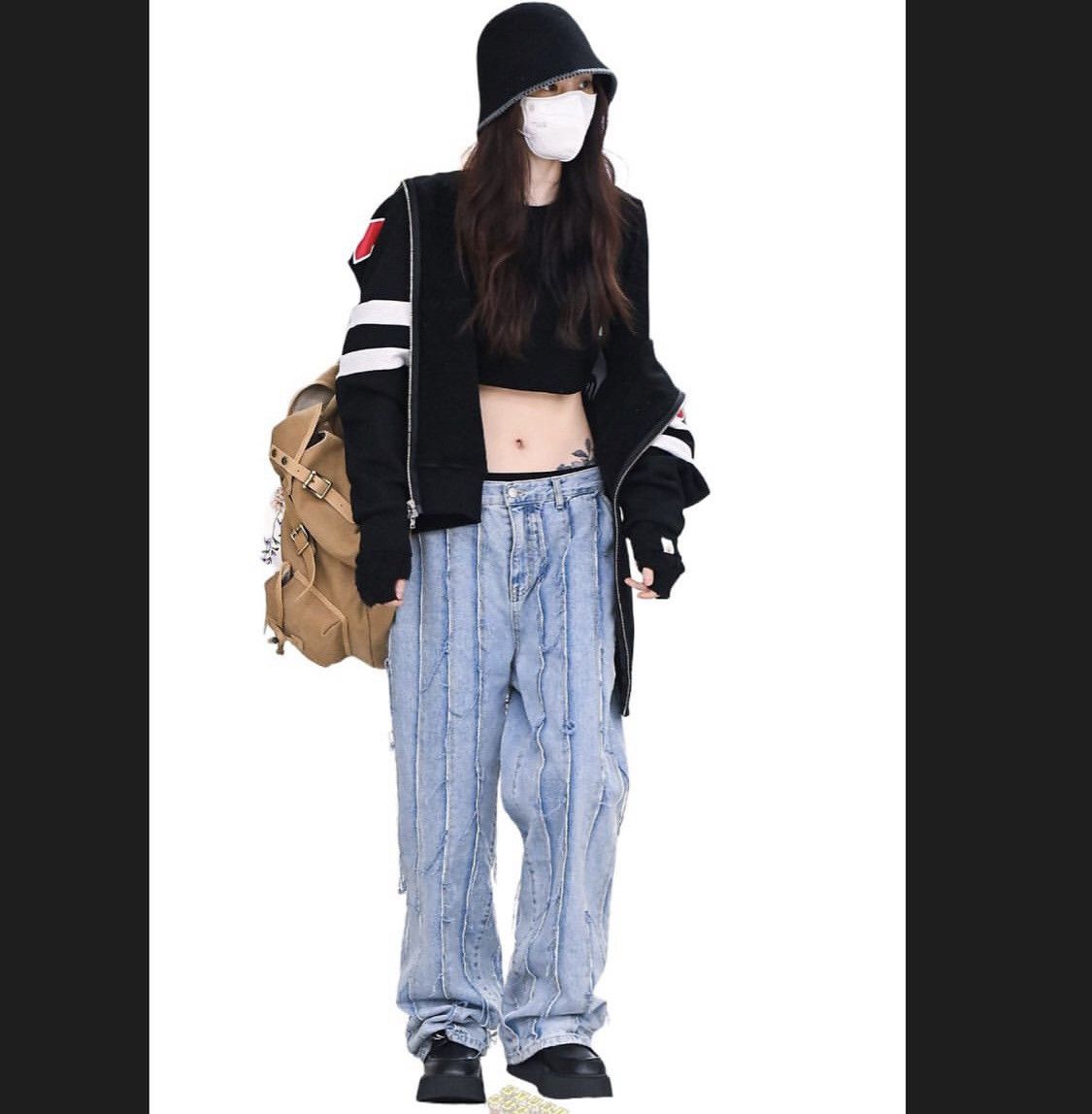 Designer × Matin Kim Matin Kim Cutting Loose Denim Pants Light Blue Size 30" / US 8 / IT 44 - 8 Thumbnail