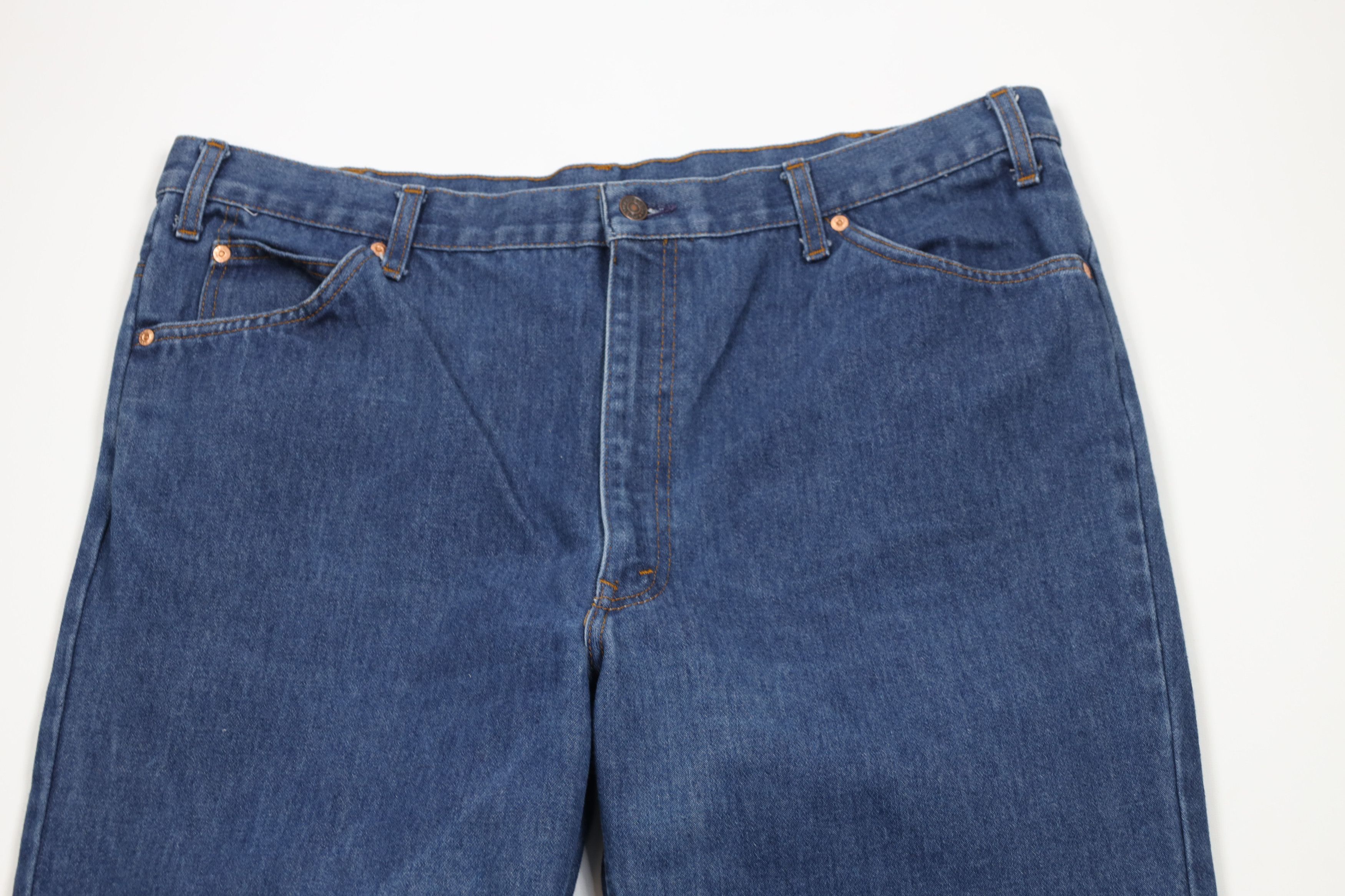 Vintage Vintage 70s Streetwear Wide Leg Bell Bottoms Denim Jeans USA Size US 40 / EU 56 - 2 Thumbnail