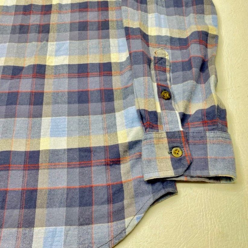 Carhartt Carhartt Flannel Shirt Mens Large Blue Plaid Rugged Flex Work Pockets Size US L / EU 52-54 / 3 - 4 Thumbnail