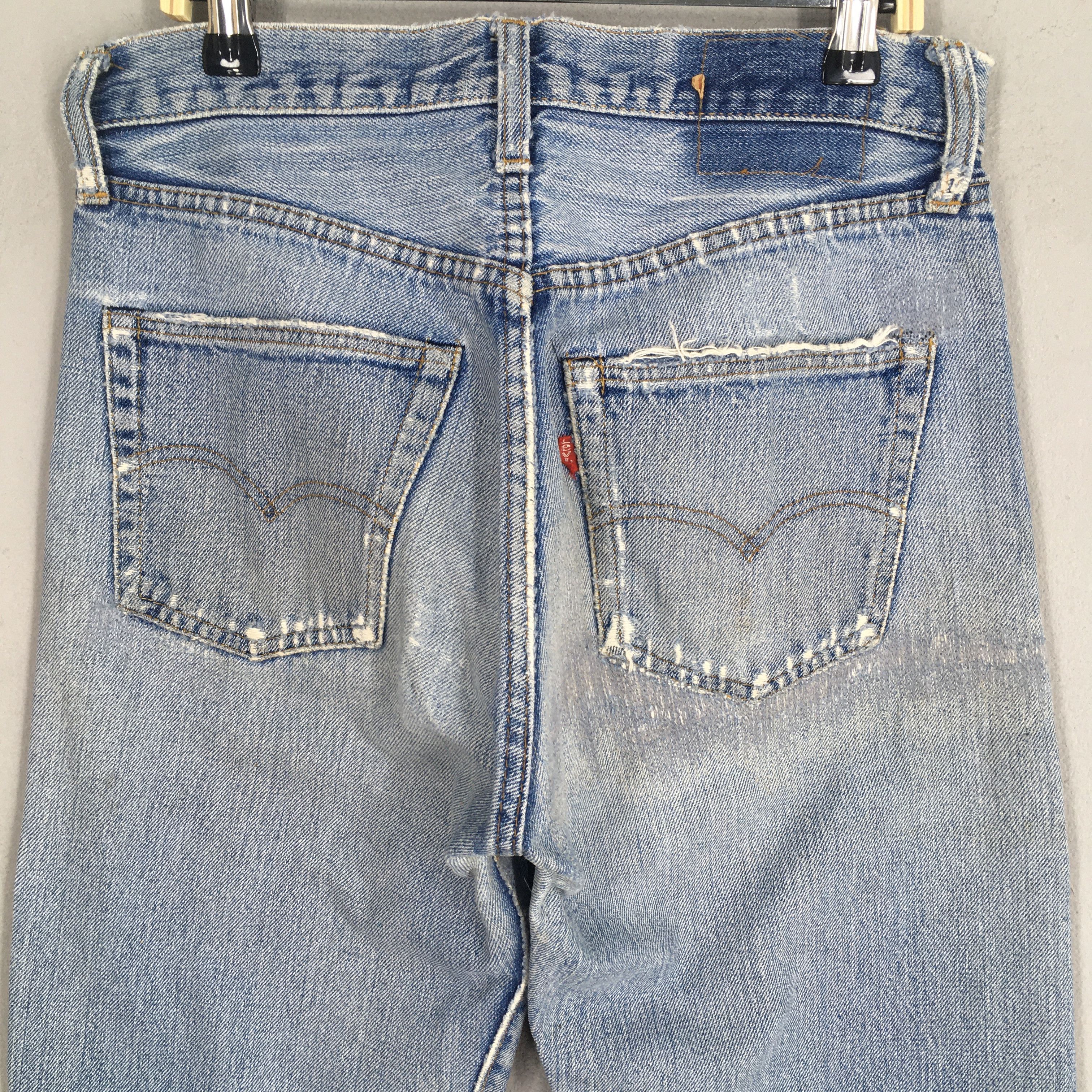Levi's Size 27x30 Vintage 1970s Levi's 501 Selvedge Jeans S1924 Size 27" / US 4 / IT 40 - 10 Thumbnail
