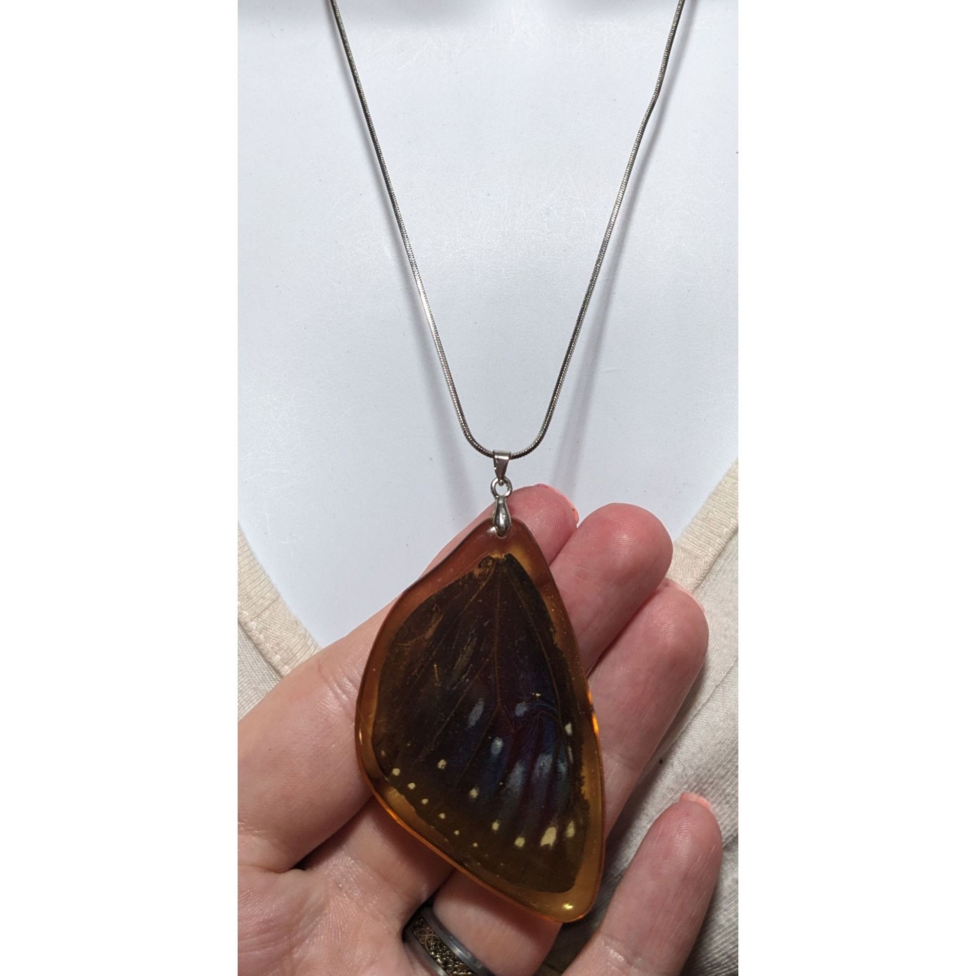 Other Preserved Butterfly Wing Necklace Size ONE SIZE - 4 Thumbnail