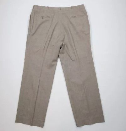 Vintage Vintage 70s Streetwear Wool Blend Wide Leg Pants Trousers Size US 38 / EU 54 - 9 Thumbnail
