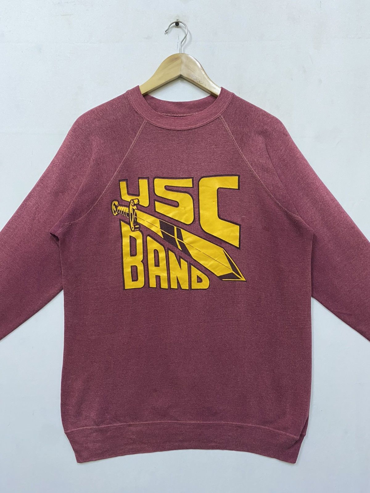 Vintage Vintage 1970s USC Band Sweatshirt Size US M / EU 48-50 / 2 - 2 Thumbnail