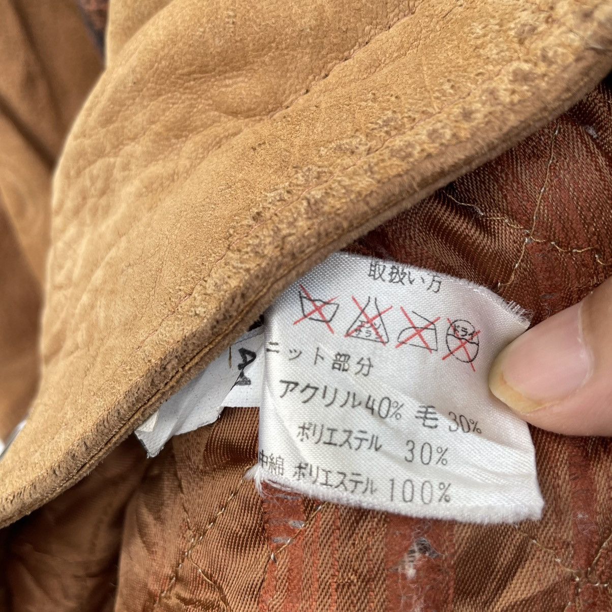 Genuine Leather 💥Vintage Marziale Patchwork Leather Hooded Jacket Size US M / EU 48-50 / 2 - 8 Thumbnail