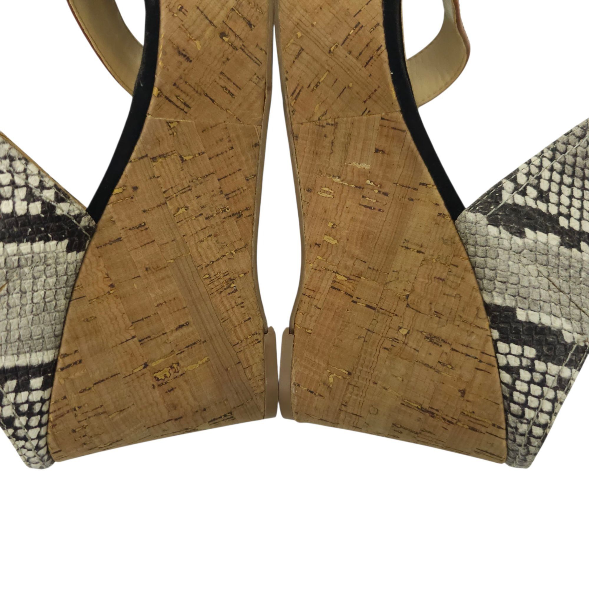 Marc Fisher Marc Fisher Shelbee 2 Sandals Womens 6.5 M Reptile Print Size US 6.5 / IT 36.5 - 16 Thumbnail