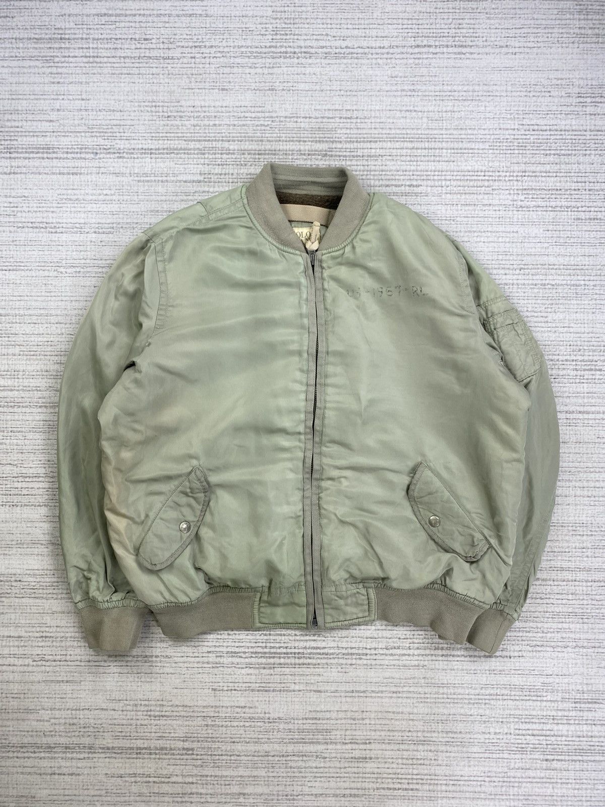 Polo Ralph Lauren × Vintage Vintage Polo Jeans Ralph Lauren USRL Bombers Jacket Size US L / EU 52-54 / 3 - 1 Thumbnail