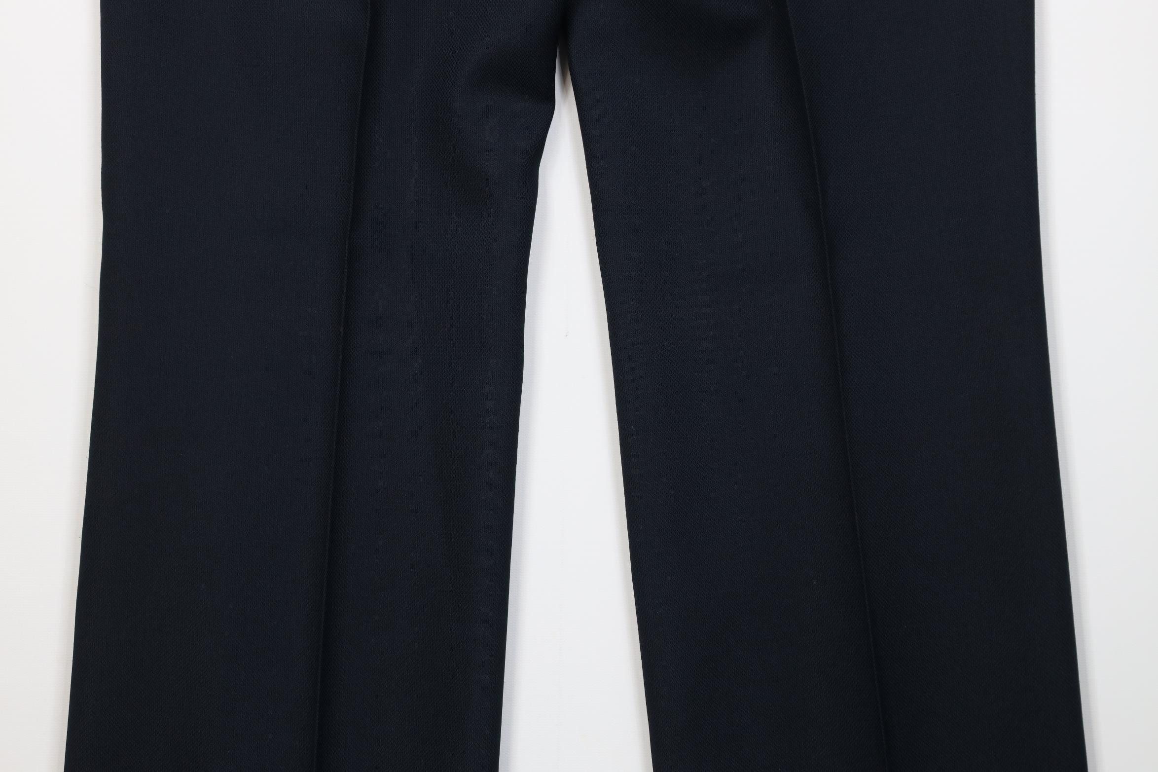 Vintage Vintage 70s Streetwear Flared Wide Leg Chino Pants Blue USA Size US 36 / EU 52 - 11 Thumbnail
