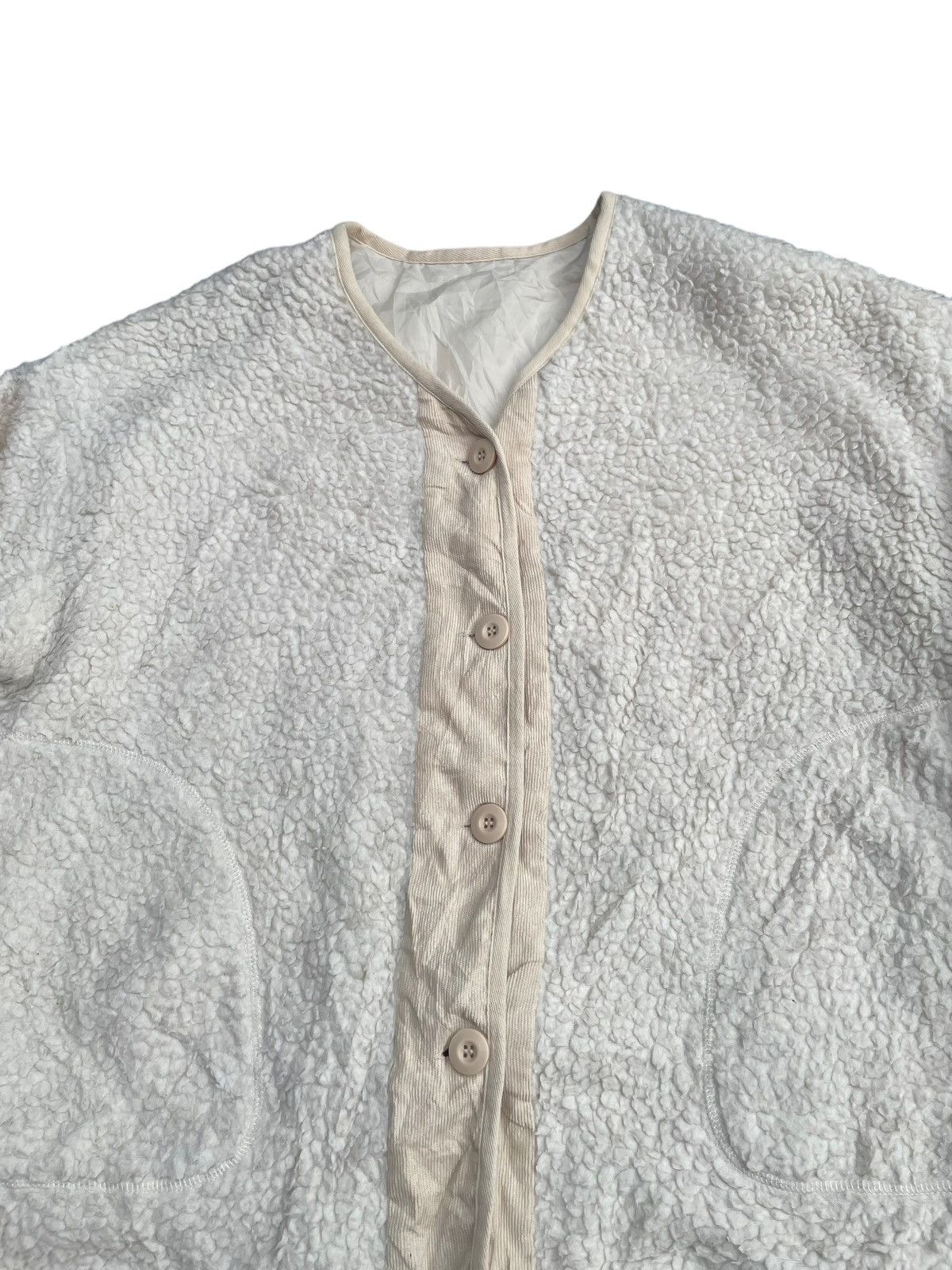 Japanese Brand RPS Fleece Buttonup Jacket Size US XL / EU 56 / 4 - 3 Thumbnail
