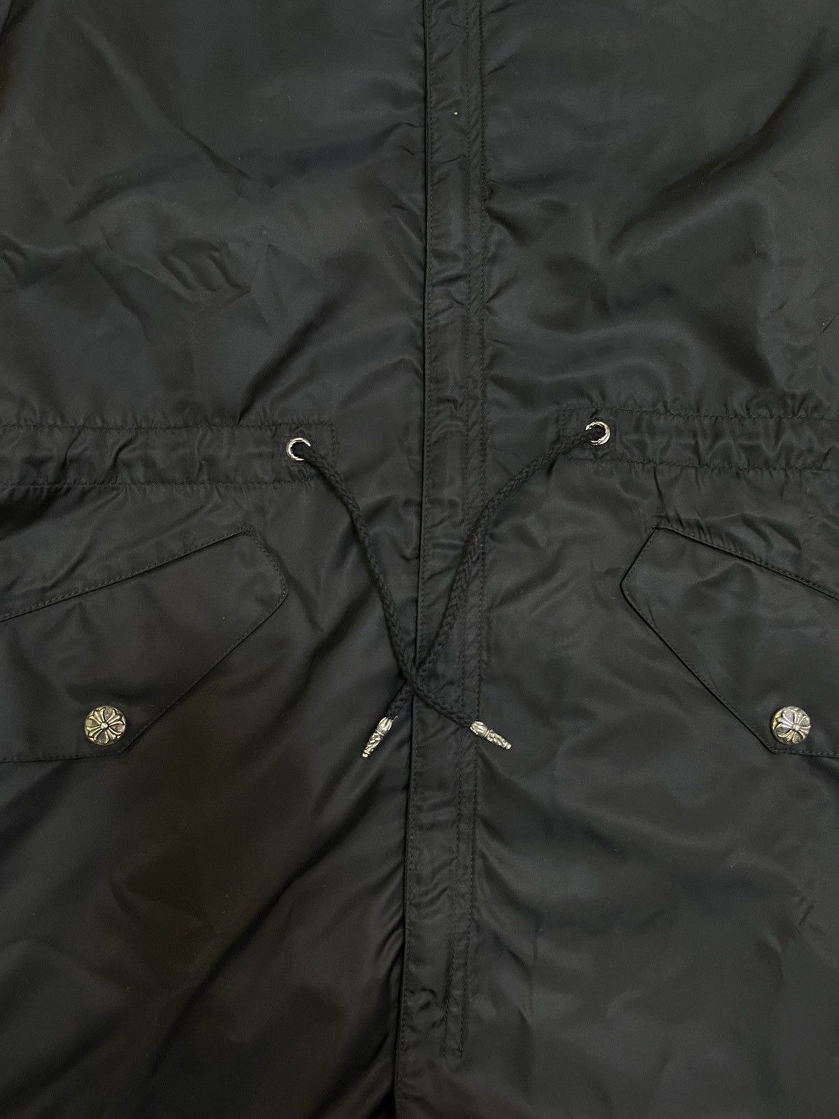 Chrome Hearts NEW CHROME HEARTS FLOODED LEATHER PATCH PARKA Size US S / EU 44-46 / 1 - 3 Thumbnail