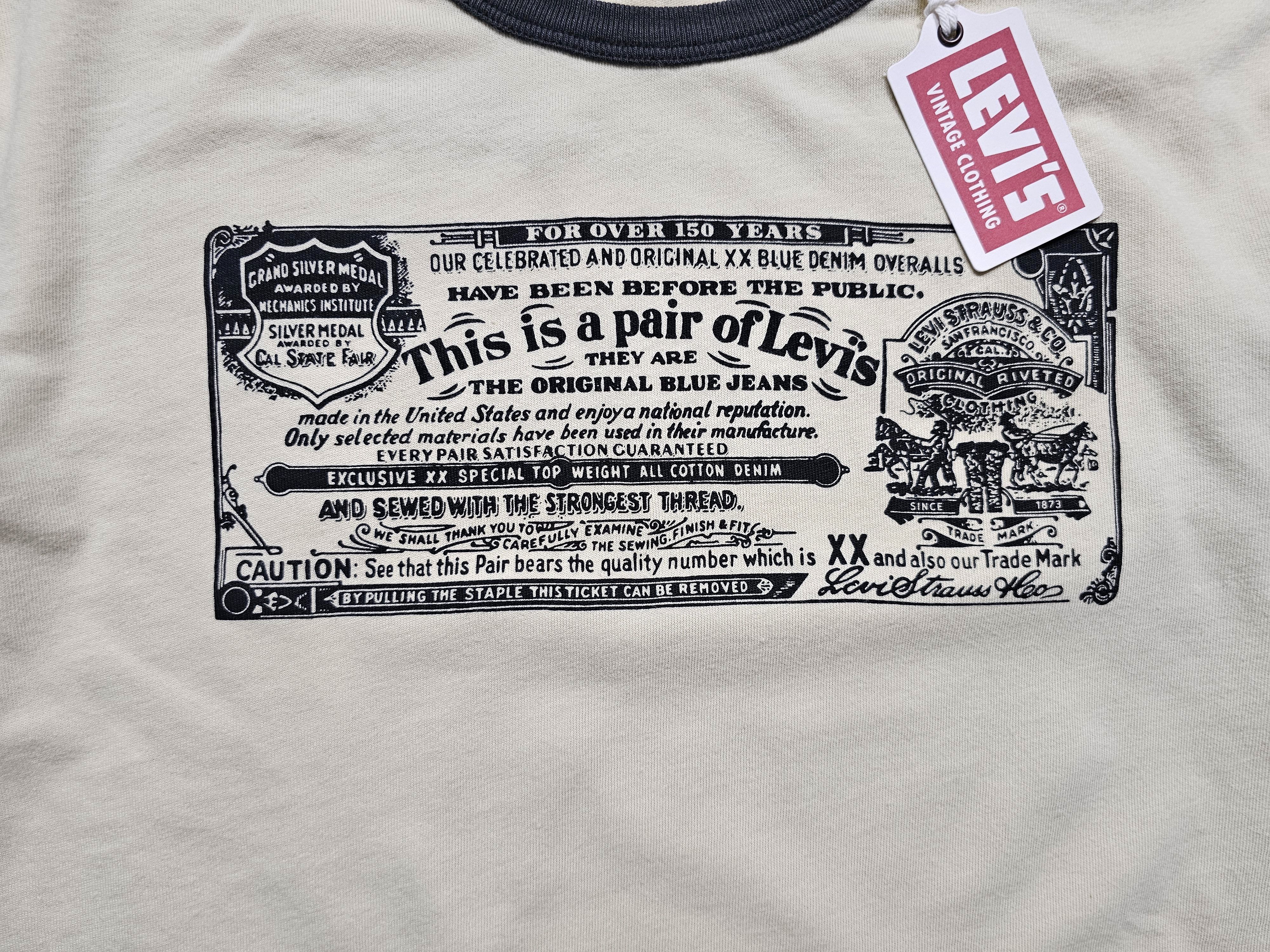 Levi's Vintage Clothing NWT LVC Levi's Vintage Clothing 1970s Ringer Tee S SS23 Size US S / EU 44-46 / 1 - 4 Thumbnail