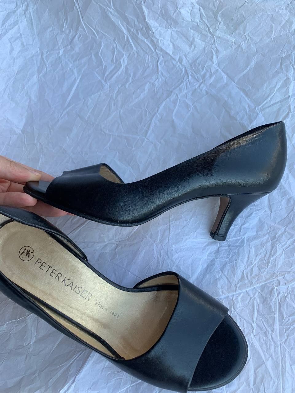 Other Peter Kaiser black women's leather vintage sandals Size US 6 / IT 36 - 6 Thumbnail