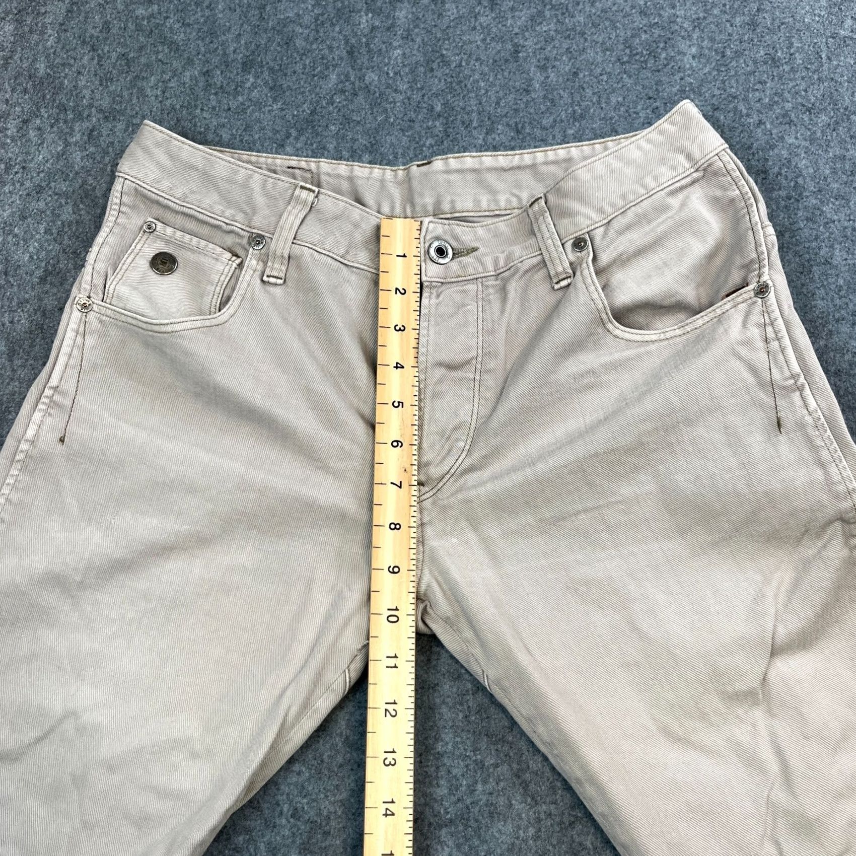 G-Star G Star Mens Jeans Tapered Arc Twisted 31 32 Stone Grey 100% Cotton Button Fly Denim Regular Fit 5-Pocket Mens Jeans Footwear? Size US 31 - 5 Thumbnail