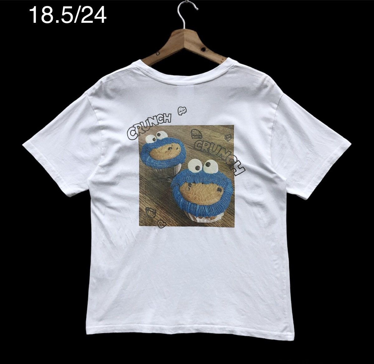 Image of Cartoon Network x Vintage Sesame Street in White, Men's (Size Small)