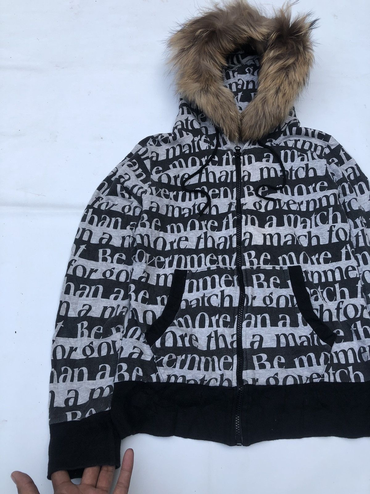 If Six Was Nine Japanese Pumpkin Fur Hoodie Zipper LGB style Size US M / EU 48-50 / 2 - 5 Thumbnail