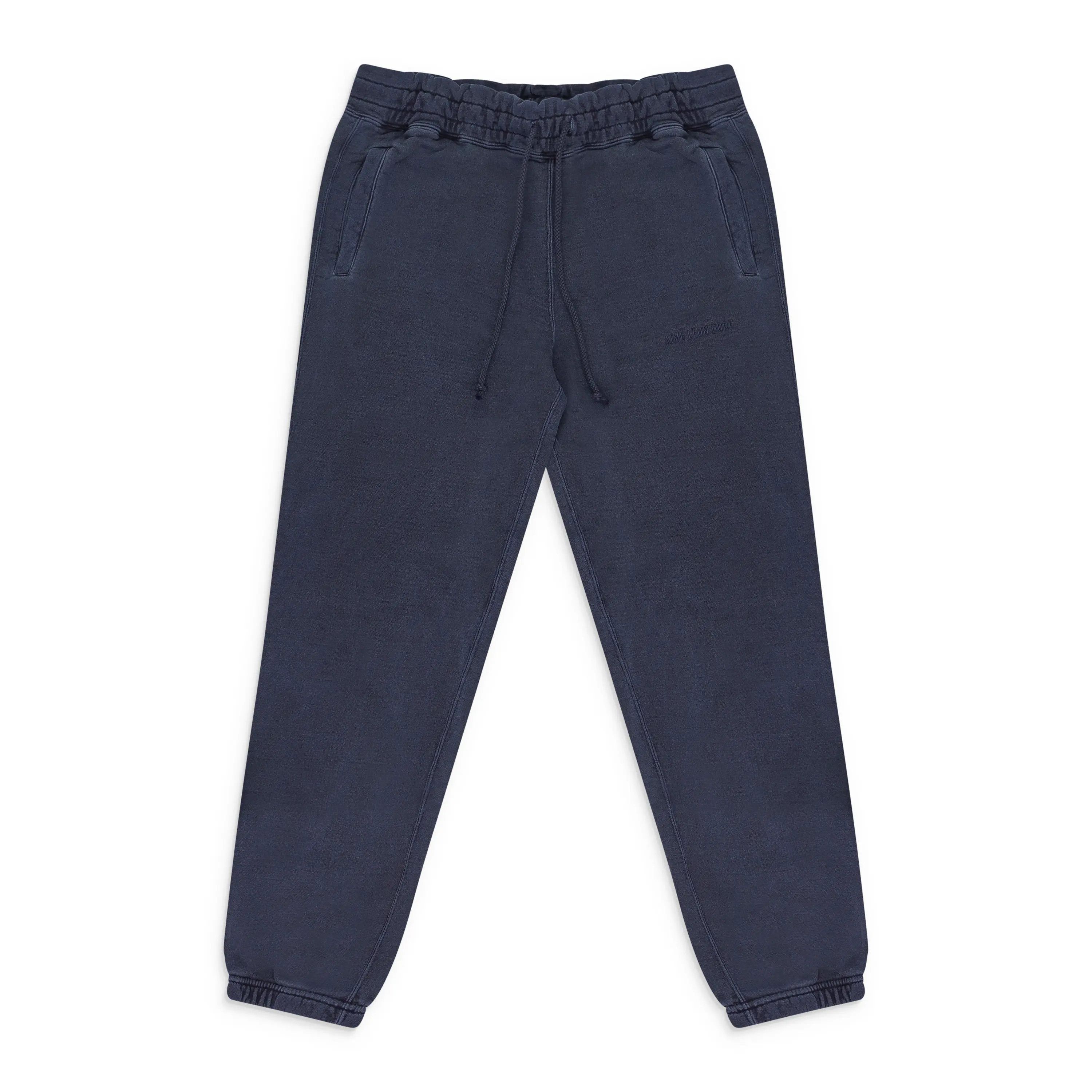 Aime Leon Dore o1mle0925 Garment Dyed Uniform Sweatpants & Joggers in Blue Size US 34 / EU 50 - 1 Preview